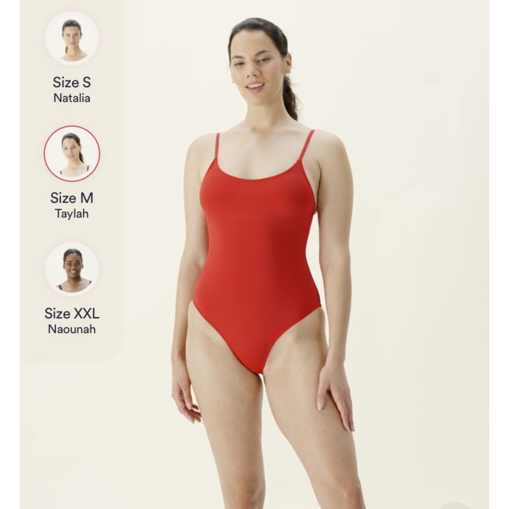 Andie Red Women's One Piece Swimsuit